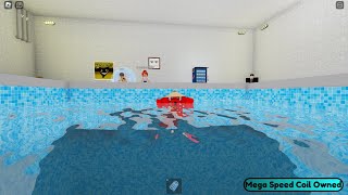 Swimming to the end of the deepest pool in roblox [upl. by Ul]