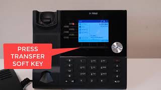 Mitel 6920 Handset  Transfer  Blind Unsupervised Unannounced [upl. by Dell]