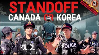 Canada or Korea   INTENSE STANDOFF WITH HAMILTON POLICE  bodycam unlawful signs [upl. by Spearing]