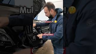 Ist wohl Standard 🤔 kfzgutachten kfzgutachter unfallschaden autounfall mercedes multibeam [upl. by Jacy]