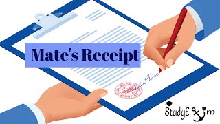 What is Mates Receipt  Its Types amp Significance By Prashant Brahmane [upl. by Neelac103]