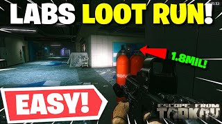 Escape From Tarkov PVE  This QUICK amp EASY Labs LOOT RUN Will Make You MILLIONS [upl. by Noli65]