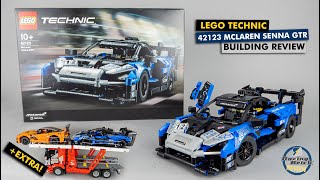 LEGO Technic 42123 McLaren Senna GTR detailed building review [upl. by Elimac]