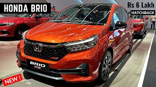 New Honda Brio Facelift 2023  New Looks Features  Better Than Hyundai Grand i10 Nios amp Tata Tiago [upl. by Trefor]