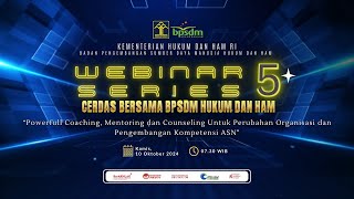 WEBINAR SERIES 5 CERDAS BERSAMA BPSDM HUKUM DAN HAM [upl. by Fredi897]