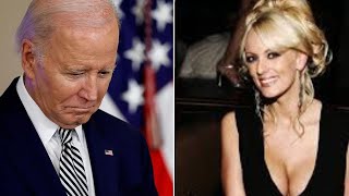 Trump Attorney Shocks World  Links Biden DOJ To Stormy Daniels Case [upl. by Ahsirhcal]