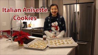 Italian Anisette Cookies  Day 5 of Christmas Cookie Marathon Final Day [upl. by Lednam]