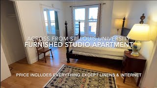 Furnished Studio Across From SLU [upl. by Uhile857]