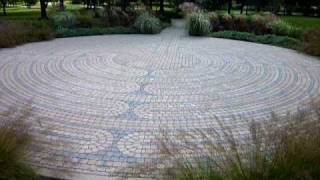 crystal lake park labyrinth Urbana IL [upl. by Anileve]