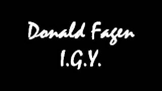 Donald Fagen  IGYwmv [upl. by Newberry]