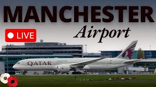 🔴 LIVE Manchester Airport Plane Spotting 🛫 [upl. by Aronael918]