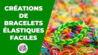 DIY Facile  Bracelets dAmitié avec Élastiques [upl. by Madai32]