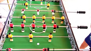 Calcio Balilla Table Football Game for kids  Playing Soccer  Happy Toys Channel [upl. by Emina263]