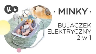 Elektryczny bujaczekleżaczek 2 w 1 MINKY Kinderkraft [upl. by Anitniuq]