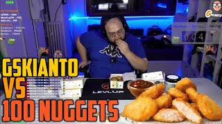 Gskianto Prova a Mangiare 100 NUGGETS Ci RiuscirÃ [upl. by Nnylodnewg]