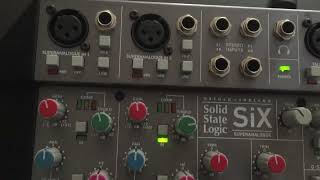 SSL SIX  Solid State Logic SiX 6channel Desktop Analog Mixer [upl. by Yotal]