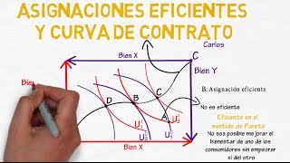 Asignaciones eficientes y curva de contrato  Cap 38  Microeconomía [upl. by Rochell]