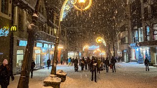 A walk through a Christmas wonderland Zakopane [upl. by Vallonia204]