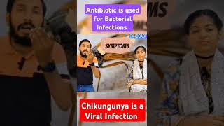 Chikungunya is a viral infection  antibiotics antibiotics [upl. by Viviana]