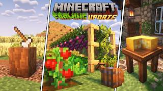 BEST MODS to Turn Minecraft into a FARMING GAME [upl. by Oiralih733]