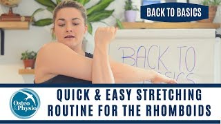 How to stretch your rhomboids properly [upl. by Queston]