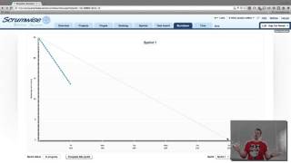 Scrum  Burndown chart [upl. by Yelad503]