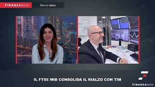 IL FTSE MIB CONSOLIDA IL RIALZO CON TIM  BRAMBILLA INTV PELLEGRINO  10724 [upl. by Cuyler]