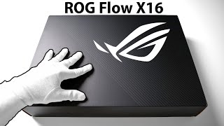 The Future of Gaming Laptops ROG Flow X16 Unboxing  Gameplay [upl. by Hadwin]