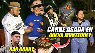 CARNE ASADA EN LA FILA PARA BOLETOS DE BAD BUNNY EN ARENA MONTERREY 😱🥩 GsusRod [upl. by Abijah276]