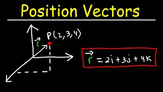 Position Vectors and Displacement Vectors  Physics [upl. by Michaud]