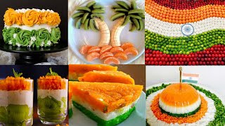 Easy TriColour Food Ideas  School Competition Recipe  Har Ghar Tiranga Recipes 15th August Dishes [upl. by Mirna]