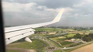 Landing at Amsterdam airport from London KLM 1382024 [upl. by Dranek]