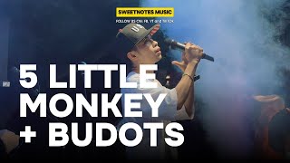 5 Little Monkey  Budots  Sweetnotes Live  Tupi [upl. by Nanaek]