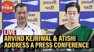 LIVE AAP National Convenor Arvind Kejriwal and Delhi CM Atishi Address a Press Conference [upl. by Rawley]