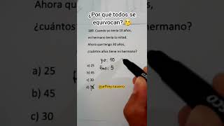 ¿Cuál es tu respuesta matematicasfaciles disfrutalasmatematicas clases profejeff fypシ゚ [upl. by Marva]