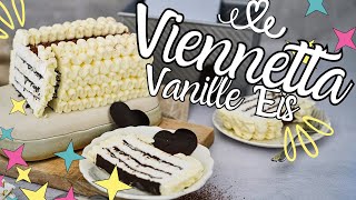 Viennetta Eis selbstgemacht  Kindheitserinnerung mit Vanillegeschmack  Vanille Eis Rezept [upl. by Eannaj]