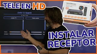 Cómo conectar y sintonizar un receptor TDT HD 📺🔌 [upl. by Heron]