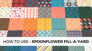 Spoonflower Fill a Yard  Selling Your Pattern Designs with Spoonflower [upl. by Ognimod233]