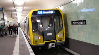 BVG  Mitfahrt im H97 50236 von Osloer Straße bis Hermannstraße auf der U8 [upl. by Aihsined]