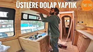 KARAVANDA GÜZEL BİR DEĞİŞİKLİK ÜST DOLAP YAPTIK [upl. by Nwatna]