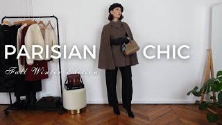 Parisian Style Chic Winter capsule wardrobe with 10 Timeless Staples [upl. by Chaing]