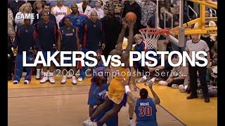 Pistons vs Lakers 04 Champs recap [upl. by Lleddaw]