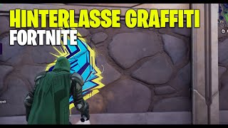 Hinterlasse Graffiti in Doomstadt  Fortnite  Der Illusionist [upl. by Fish]