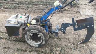 Electric BCS 730e first tests with subsoiler  ripper [upl. by Rourke61]