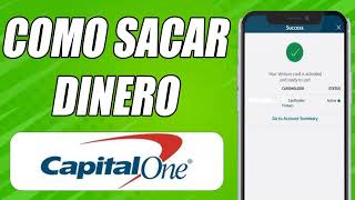 Cómo SACAR Dinero de una TARJETA de Crédito Capital One  Retirar Efectivo Paso a Paso [upl. by Anett]