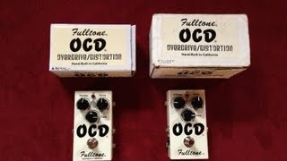 Fulltone OCD Comparison 14 VS 17 [upl. by Alasteir]