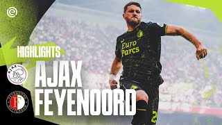 HATTRICK GIMENEZ in a HISTORIC Klassieker 🤩  Highlights Ajax  Feyenoord  Eredivisie 20232024 [upl. by Siuraj986]