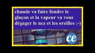 Utilisez Ces Glaçons au Vicks Pour Vous Déboucher le Nez Dans la Douche [upl. by Kcitrap]