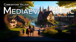 Cobblestone Village 1 Hour Loop  Mediaeval music music mediaeval 1hourloop [upl. by Starling]