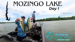 Mozingo Lake  Day 1  Kansas Buddy Bass 2024 [upl. by Lewanna602]